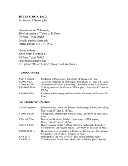 4. &ldquo;What is Philosophy? and Phenomenology as Interdisciplinary,&rdquo;