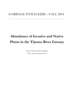 Invasive Plants - High Tech High