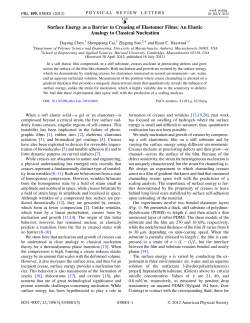Surface Energy as a Barrier to Creasing of Elastomer Films