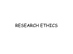 Research Ethics