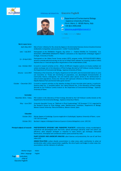 Europass Curriculum Vitae