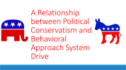 A Relationship between Political Conservatism and Behavioral