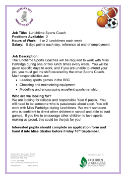 Sports Coach - Haveley Hey Primary School