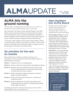 ALMA hits the ground running