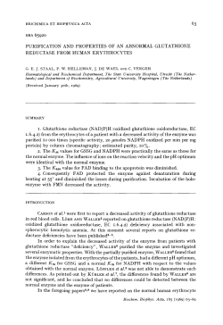 biochimica et biophysica acta bba 65920 purification and properties