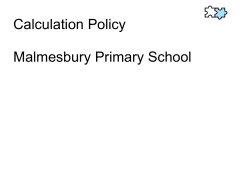 Addition - Malmesbury Primary School