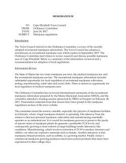 memorandum - Town of Cape Elizabeth