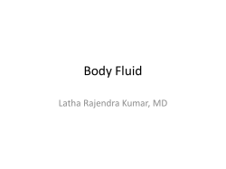 Body Fluid