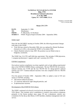 Product yields - IAEA Nuclear Data Services