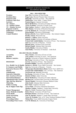 MS Word version - SouthWest Decision Sciences Institute