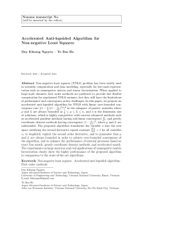 Accelerated Anti-lopsided Algorithm for Non