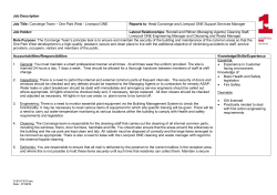 Job Description - Liverpool ONE Careers