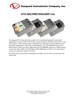 ATO-400/400P/600/600P Line