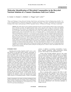Molecular Identification of Microbial Communities