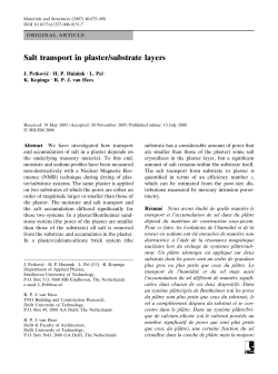 Ion transport: Plaster