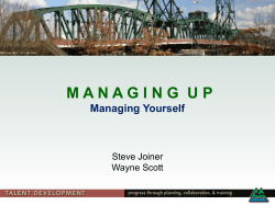 Self-Assessment Managing Up