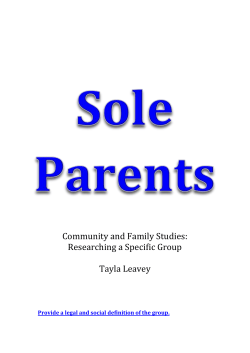Sole Parents