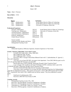 1 - UNL Math - University of Nebraska&ndash;Lincoln