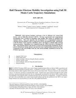 Hall Thruster Electron Mobility Investigation using Full 3D Monte