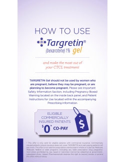 HOW TO USE - Targretin