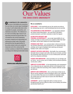 Our Values - The Ohio State University