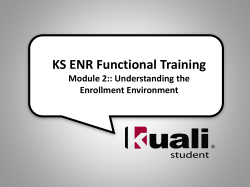 Setup (Environment): Registration Environment, Holds