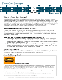 Power Card Strategies - College of Education