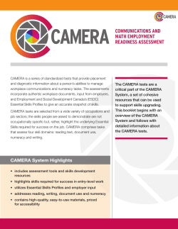 communications and math employment readiness