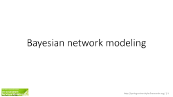 Bayesian network modeling