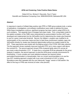 AFNI and Clustering: False Positive Rates Redux