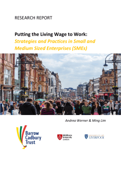 Putting the Living Wage to Work