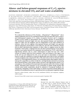 and below-ground responses of C3&ndash;C4 species - PubAg