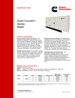 Quiet ConnectTM Series RS60