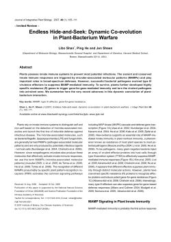 Endless Hide-and-Seek: Dynamic Co-evolution in Plant