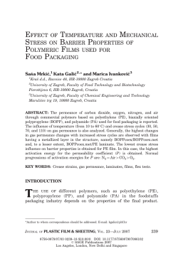 effect of temperature and mechanical stress on barrier