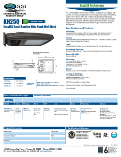 KH25Q EasyLED Small Bentley Kitty Hawk Wall Light