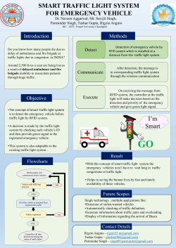 SMART TRAFFIC LIGHT SYSTEM FOR - UIET