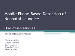 Mobile Phone-Based Detection of Neonatal Jaundice Oral