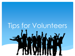 2016 Special Olympics Fall Festival Volunteer Tips