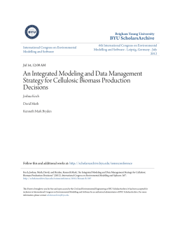 An Integrated Modeling and Data Management Strategy for