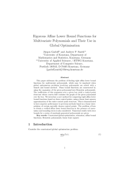 Rigorous Affine Lower Bound Functions for Multivariate Polynomials