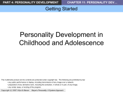 ppt - Personality: A Systems Approach