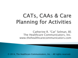 Care Area Assessment