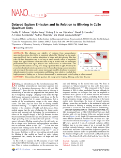 Delayed Exciton Emission and Its Relation to