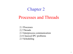 Processes and Threads