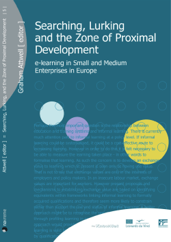 Searching, Lurking and the Zone of Proximal