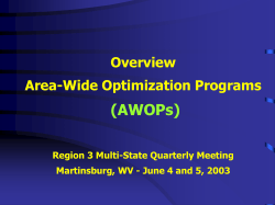 AWOP Overview Presentation