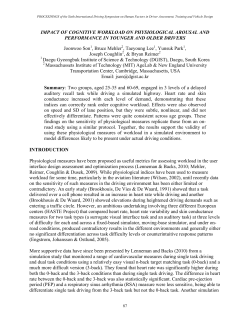 IMPACT OF COGNITIVE WORKLOAD ON PHYSIOLOGICAL