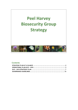 Peel Harvey Biosecurity Group Strategy