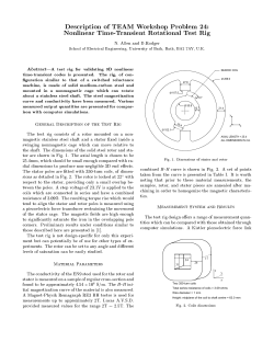 Description of TEAM Workshop Problem 24: Nonlinear Time